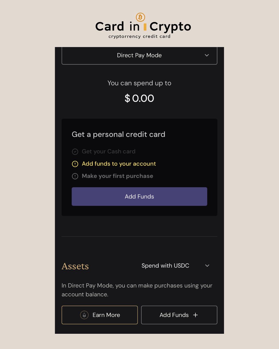 ether.fi 信用卡入金方式
